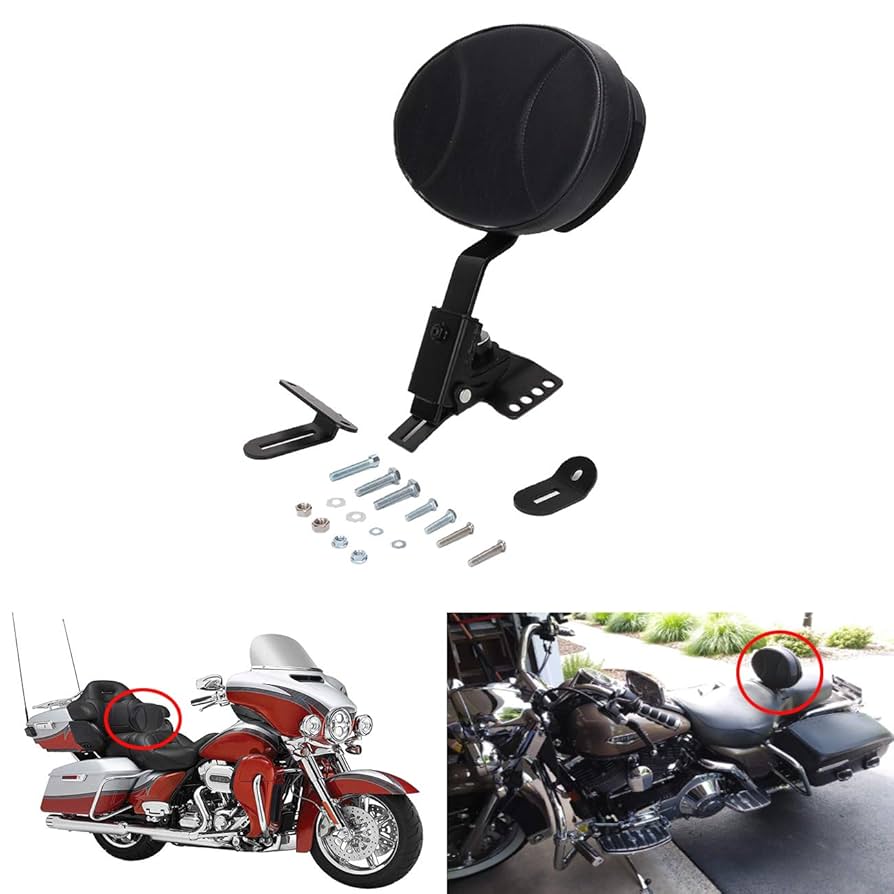 KOLEMO バイク バックレスト オートバイ シーシーバー ハーレー Amazon | KOLEMO バイク バックレスト オートバイ シーシーバー